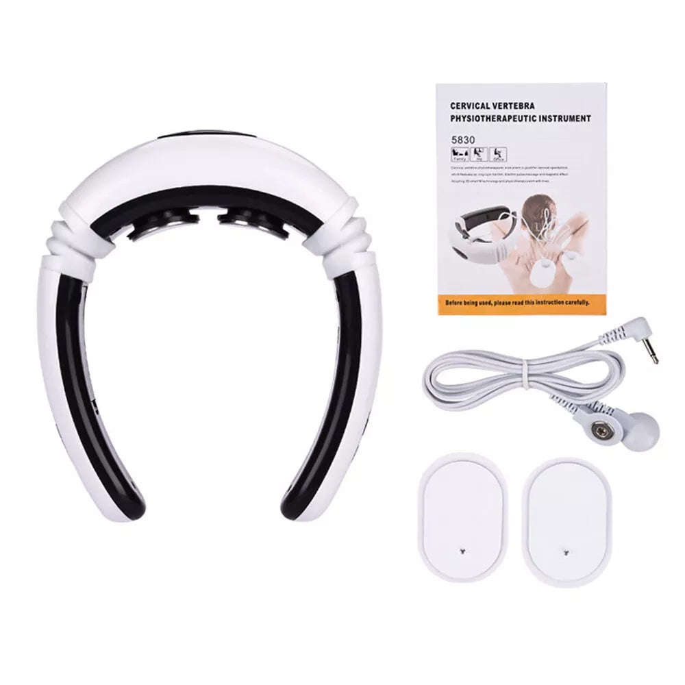 Electric Tens Unit Pulse Neck Massager Magnetic Pulse Therapy Vertebra Relax Electric Tens Unit Pulse Neck Massager Magnetic Pulse Therapy Vertebra Relax